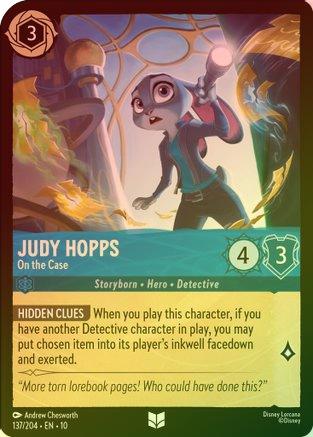 Judy Hopps (On the Case) - 137/204 - Uncommon (Foil)