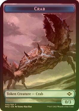 Clue (015) // Crab (Foil) (MH2 Token)