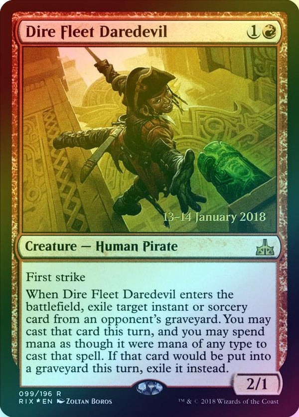Dire Fleet Daredevil - Prerelease Promo (Foil) (PRIX)