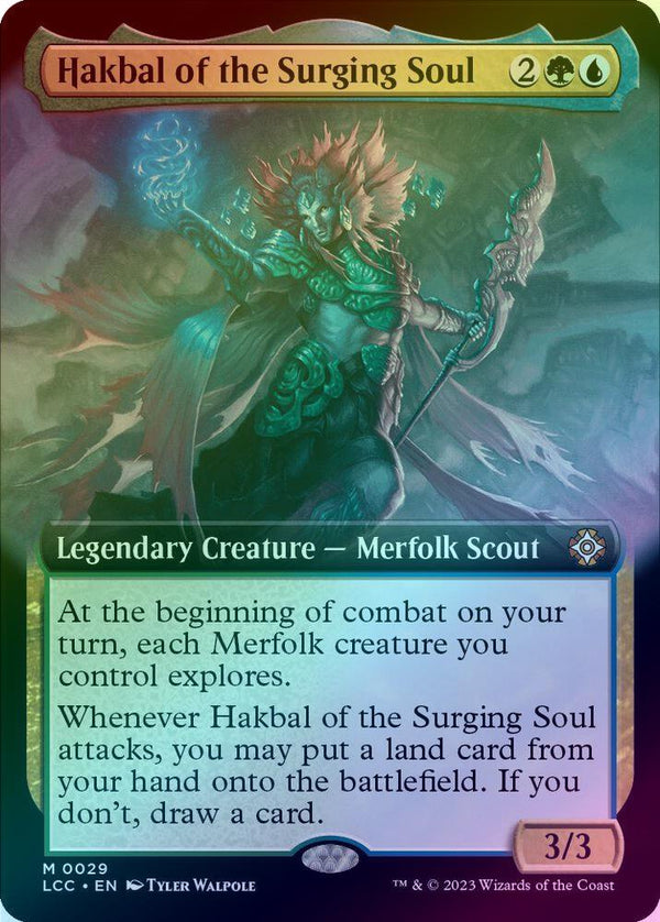 Hakbal of the Surging Soul - Extended Art (Foil) (LCC)