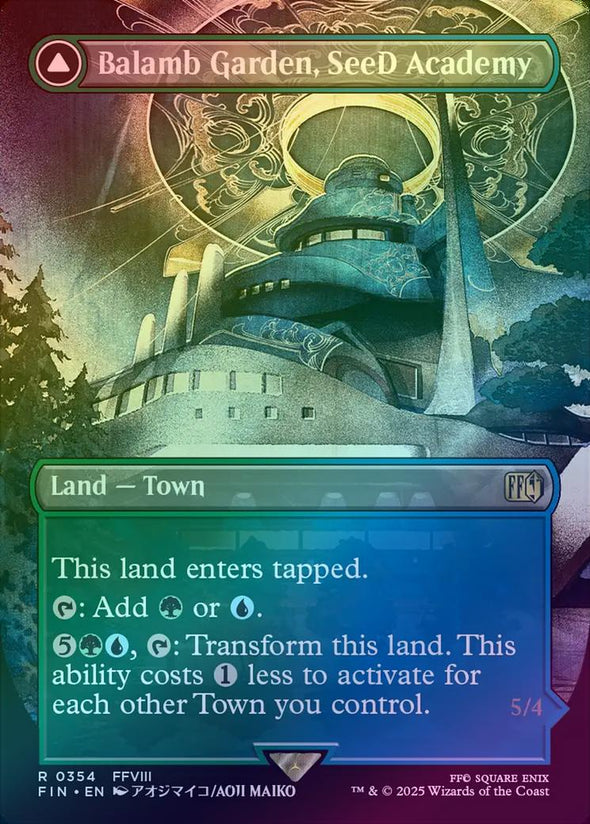Balamb Garden, SeeD Academy // Balamb Garden, Airborne - Borderless (Foil) (FIN)