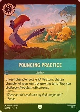 Pouncing Practice - 176/204 - Uncommon (Foil)