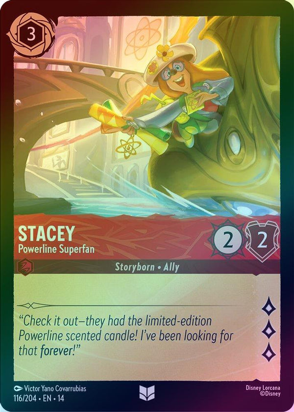 Stacey (Powerline Superfan) - 116/204 - Uncommon (Foil)