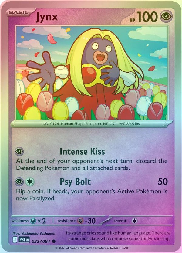 Jynx - 032/084 - Common - Reverse Holo
