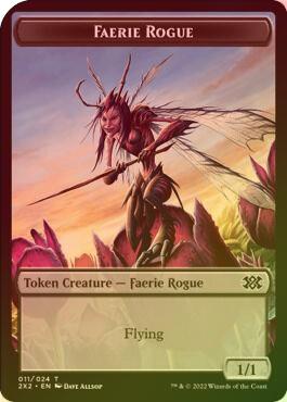 Faerie Rogue // Monk Token (Foil) (T2X2)