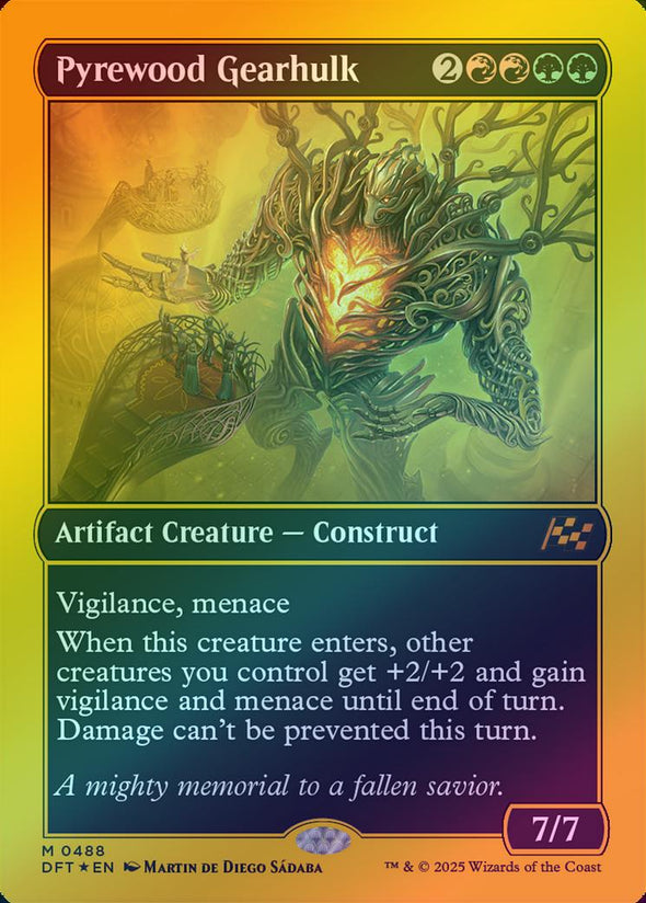 Pyrewood Gearhulk (First-Place Foil) (DFT)