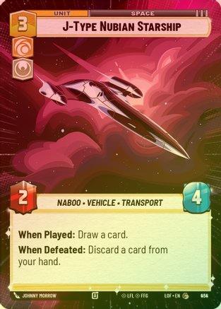 J-Type Nubian Starship (Hyperspace) - 934 - Common (Foil)