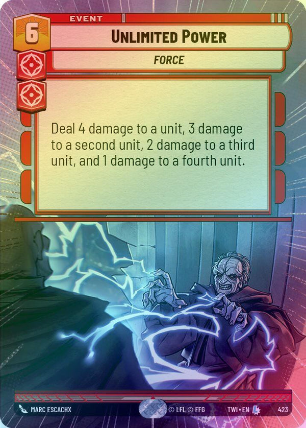 Unlimited Power (Hyperspace) - 423 - Legendary (Foil)
