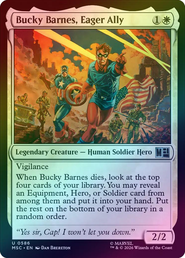 Bucky Barnes, Eager Ally (Foil) (MSC)