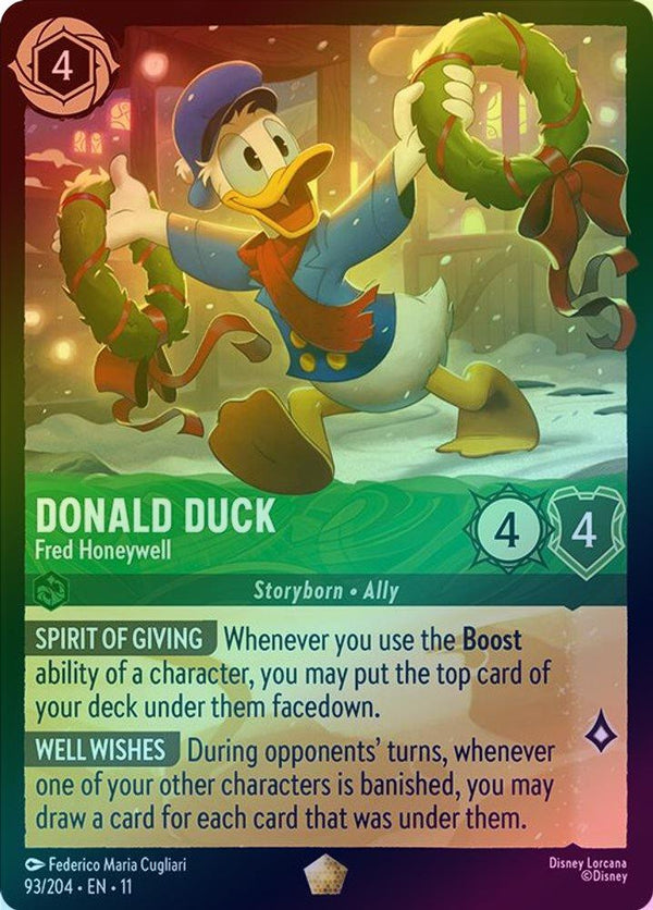 Donald Duck (Fred Honeywell) - 93/204 - Legendary (Foil)
