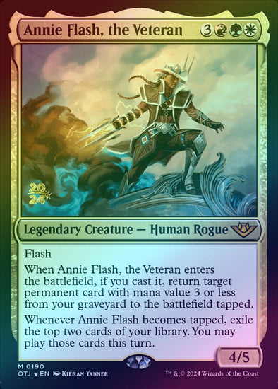 Annie Flash, the Veteran - Prerelease Promo (Foil) (POTJ)