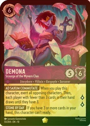 Demona (Scourge of the Wyvern Clan) - 55/204 - Legendary (Foil)