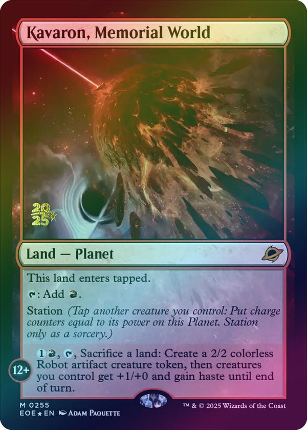 Kavaron, Memorial World - Prerelease Promo (Foil) (PEOE)