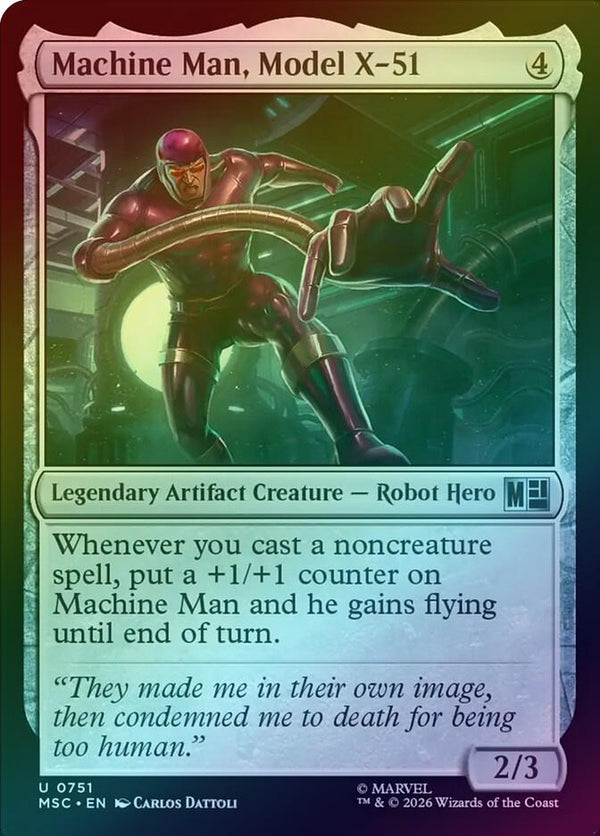 Machine Man, Model X-51 (Foil) (MSC)