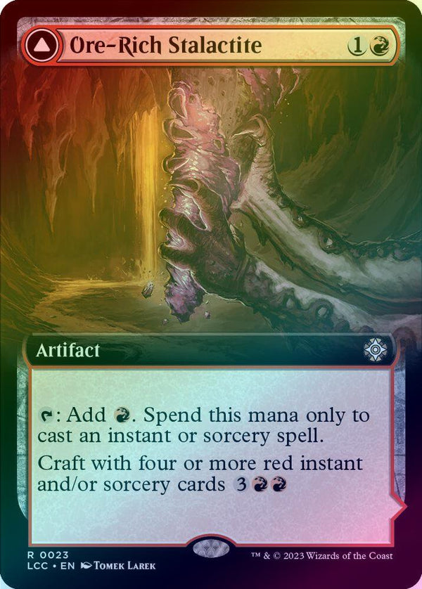 Ore-Rich Stalactite // Cosmium Catalyst - Extended Art (Foil) (LCC)