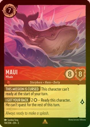 Maui (Whale) - 114//204 - Rare (Foil)