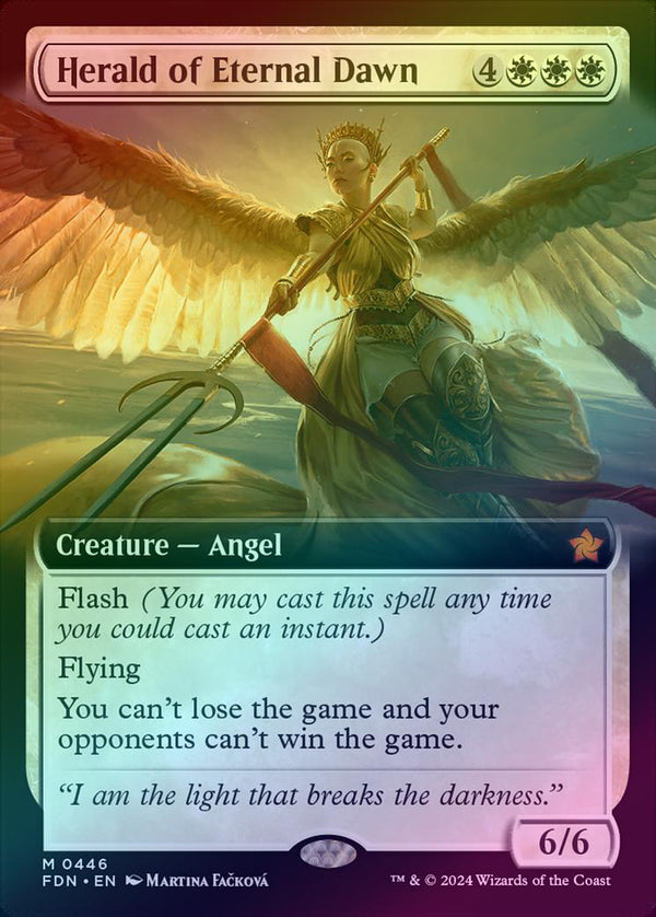 Herald of Eternal Dawn - Extended Art (Foil) (FDN)
