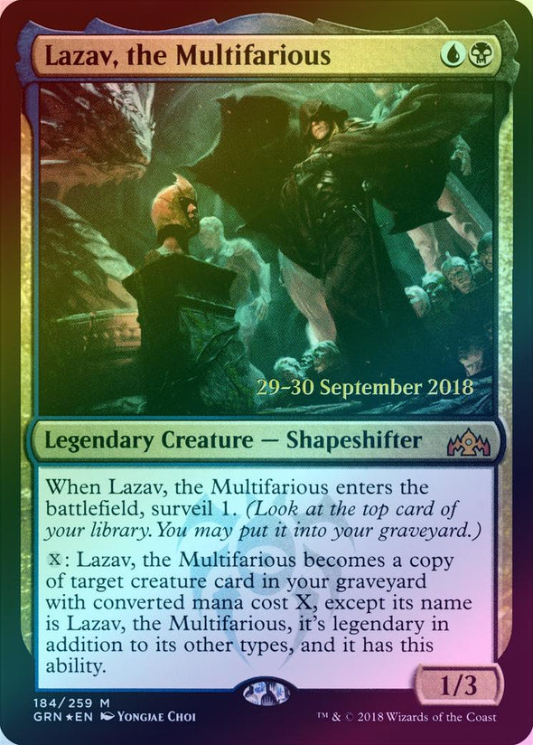 Lazav, the Multifarious - Prerelease Promo (Foil) (PGRN)