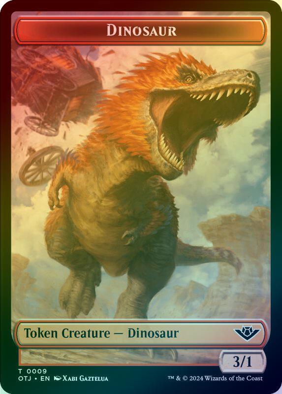 Mercenary // Dinosaur Token (Foil) (TOTJ)