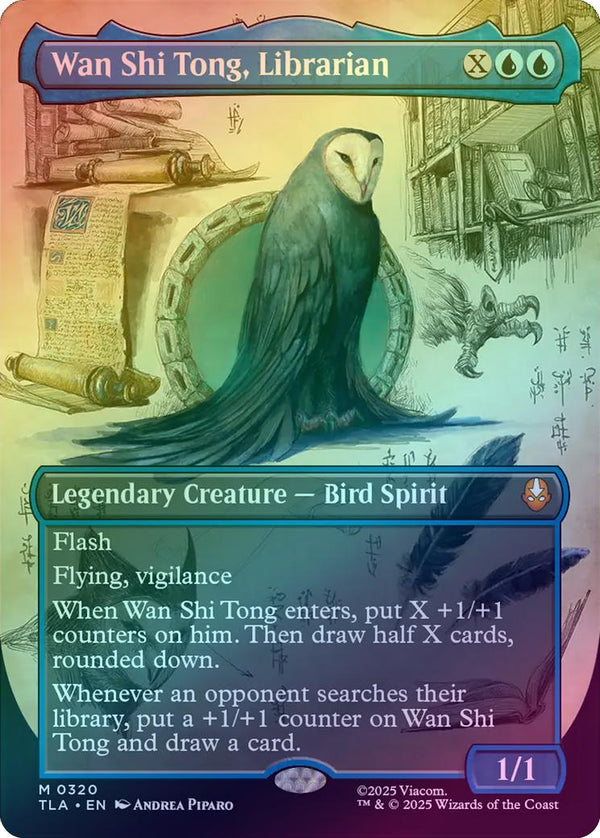 Wan Shi Tong, Librarian - Borderless Field Notes (Foil) (TLA)