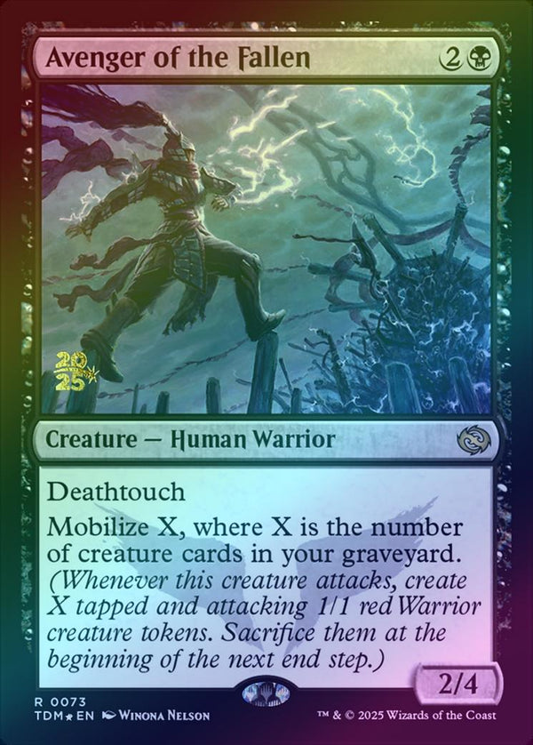 Avenger of the Fallen - Prerelease Promo (Foil) (PTDM)