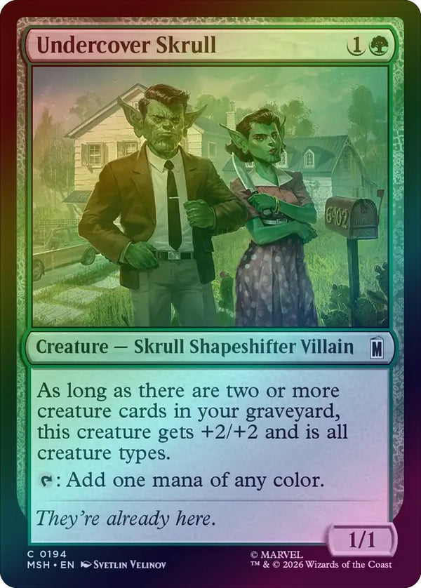 Undercover Skrull (Foil) (MSH) (Pre-Order)