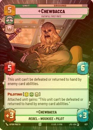 Chewbacca - Faithful First Mate (Hyperspace) - 837 - Special (Foil)