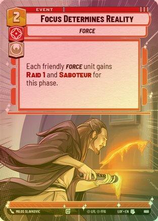 Focus Determines Reality (Hyperspace) - 892 - Uncommon (Foil)