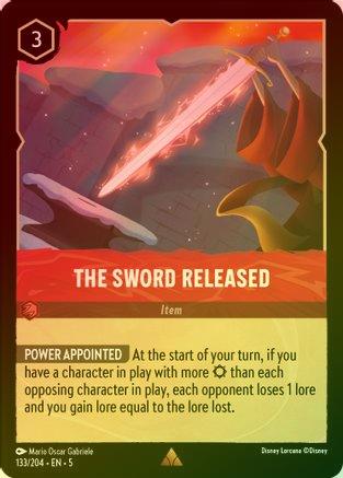 The Sword Released - 133/204 - Rare (Foil)