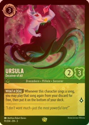 Ursula (Deceiver of All) - 91/204 - Legendary (Foil)