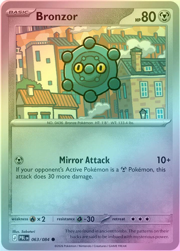 Bronzor - 063/084 - Common - Reverse Holo