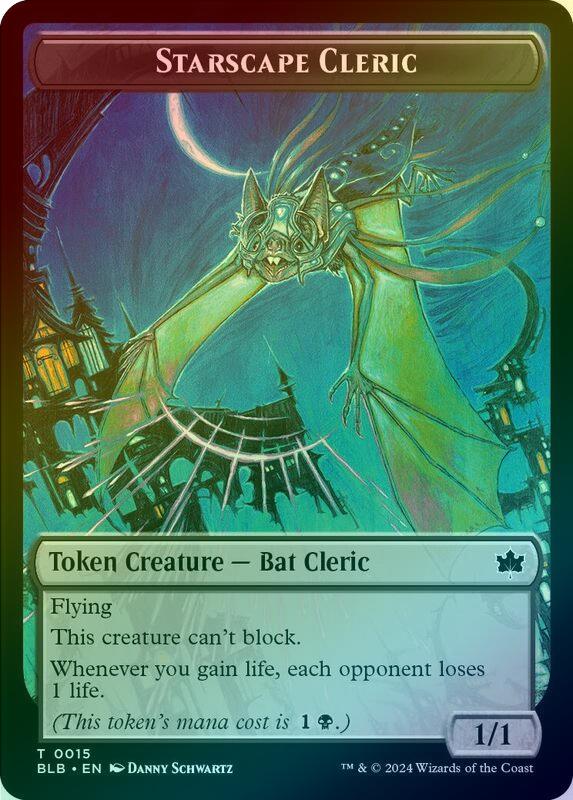 Squirrel // Starscape Cleric Token (Foil) (TBLB)