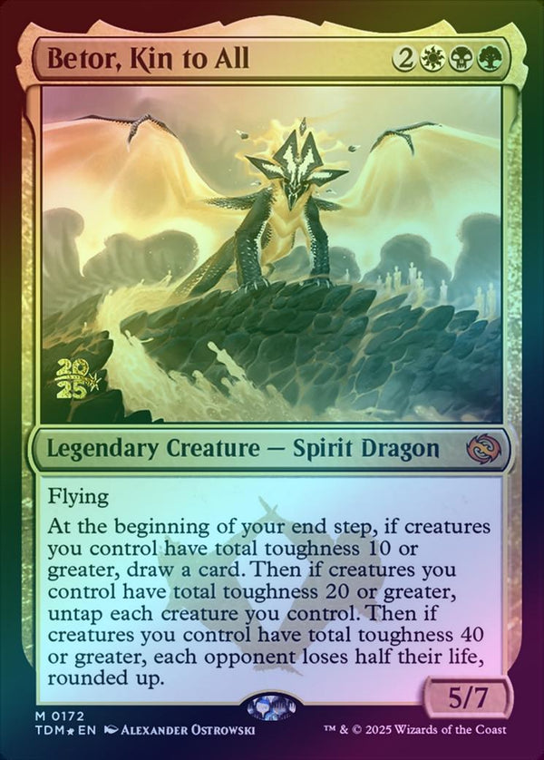 Betor, Kin to All - Prerelease Promo (Foil) (PTDM)