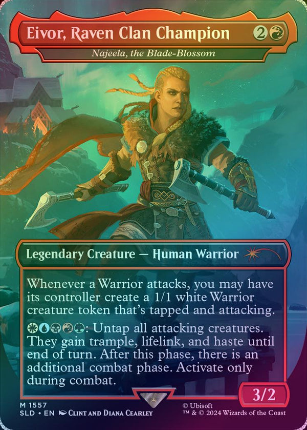 Eivor, Raven Clan Champion // Najeela, the Blade-Blossom - Assassin's Creed: Lethal Legends (Foil) (SLD)