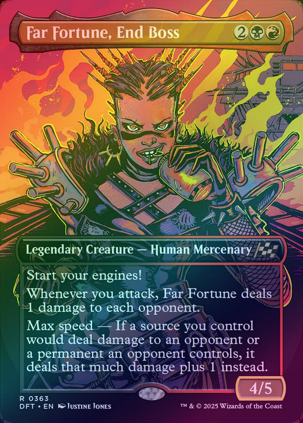 Far Fortune, End Boss - Borderless (Foil) (DFT)