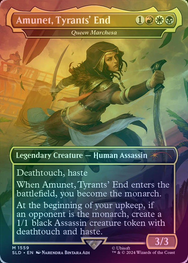 Amunet, Tyrants' End // Queen Marchesa - Assassin's Creed: Lethal Legends (Rainbow Foil) (SLD)