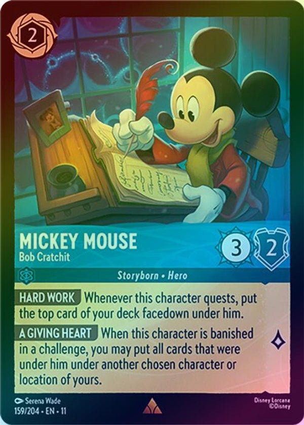 Mickey Mouse (Bob Cratchit) - 159/204 - Rare (Foil)