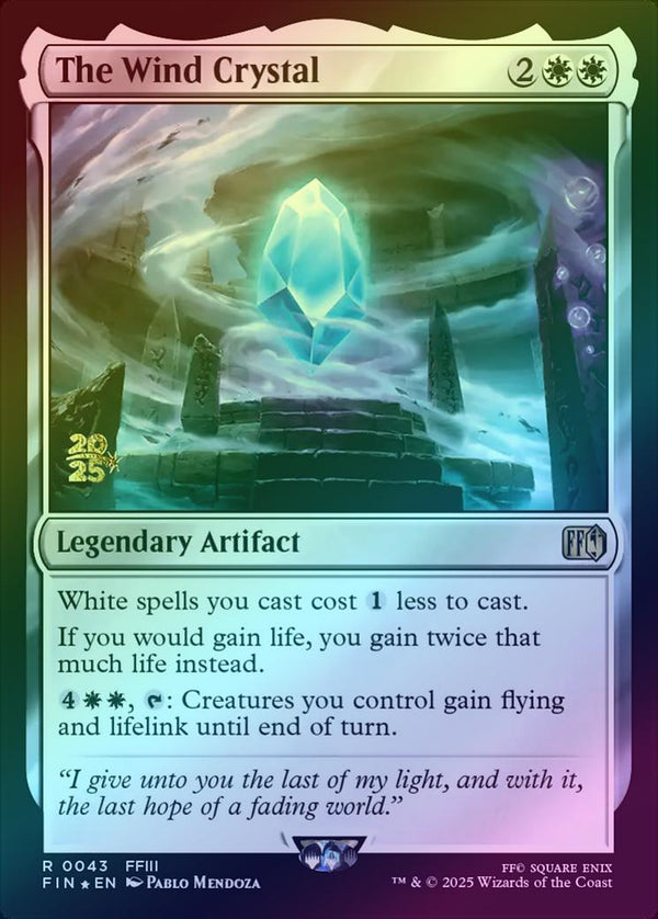 The Wind Crystal - Prerelease Promo (Foil) (PFIN)
