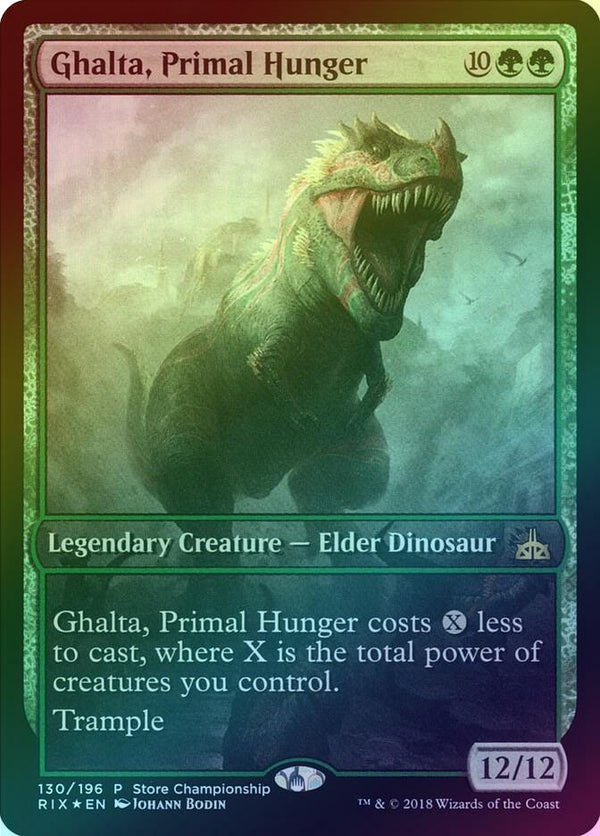 Ghalta, Primal Hunger - Store Championship Promo (Foil) (PRIX)