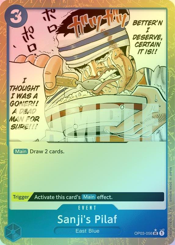 Sanji's Pilaf (Textured Foil) - OP03-056 - Uncommon