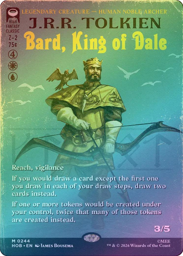 Bard, King of Dale - Book Cover (Foil) (HOB) (Pre-Order)