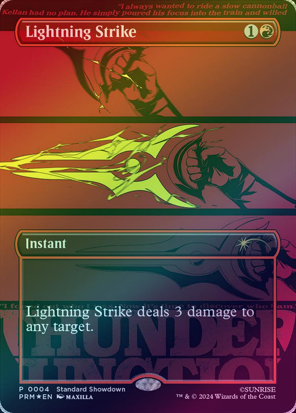Lightning Strike - Borderless (Foil) (PCBB)