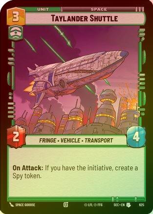 Taylander Shuttle (Foil) - 625 - Uncommon (Foil)