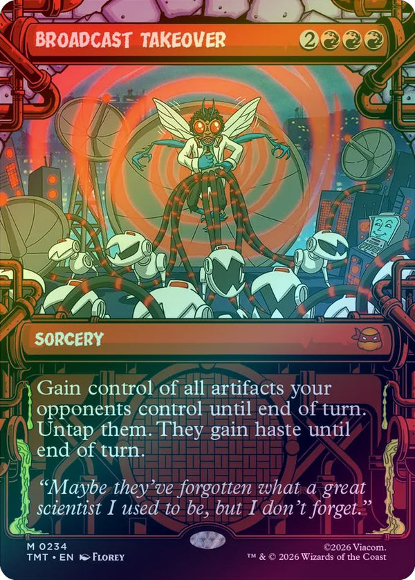 Broadcast Takeover - Sewer Frame (Foil) (TMT)