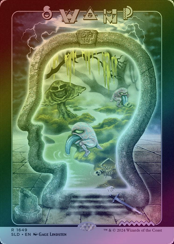 Swamp - Brain Dead: Lands (Rainbow Foil) (SLD)