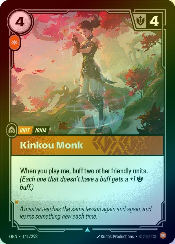 Kinkou Monk - 141/298 - Uncommon (Foil)