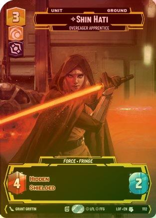 Shin Hati - Overeager Apprentice (Prestige Foil) - 1112 - Uncommon (Foil)