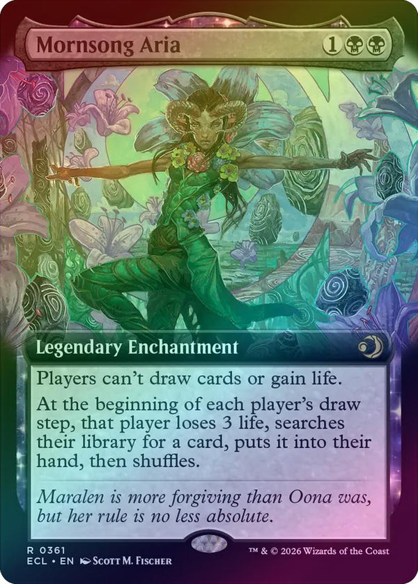 Mornsong Aria - Extended Art (Foil) (ECL)