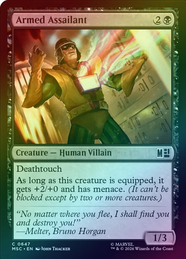 Armed Assailant (Foil) (MSC)