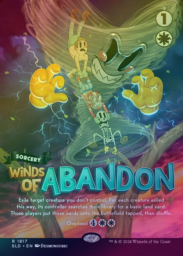 Winds of Abandon - Twisted Toons (Rainbow Foil) (SLD)